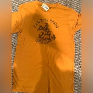 Stetson Hold Your Horses Orange T-Shirt
